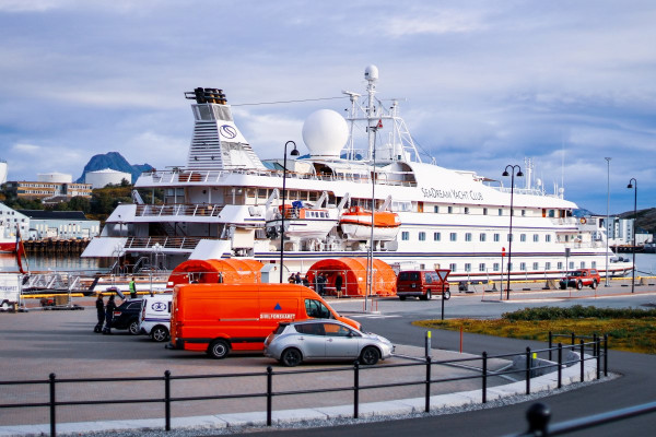 Picture of Seadream 1 - A Cruise Ship forced back to port due to COVID-19