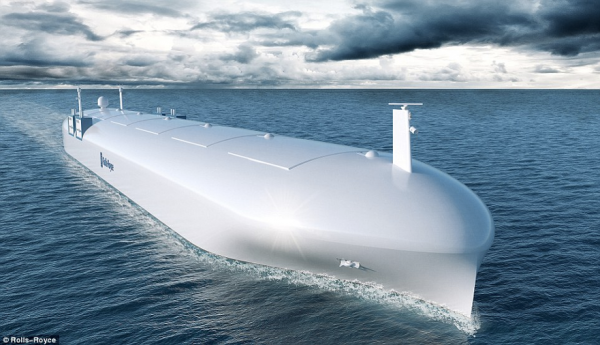 Rolls Royce Prototype Unmanned Ship